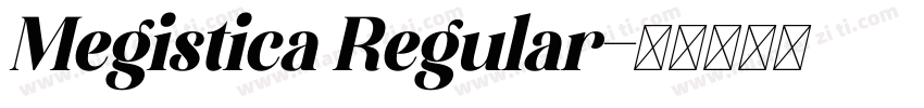 Megistica Regular字体转换